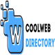 Logo of Cool Web Directory with a blue and black design featuring a "W."