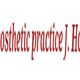 Tekst in rood: "Dental prosthetic practice J. Hoogendijk".