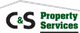 C&S Property Services logo with black and green text.