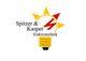 Logo von Spitzer & Kasper Elektrotechnik: Glühbirne mit Sonne und Blitzsymbol.