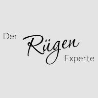 Text: "Der Rügen Experte" in schwarzer Schrift auf grauem Hintergrund.