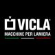 Logo VICLA con scritta "Macchine per Lamiera", strisce verde, bianca e rossa sotto.