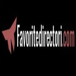 Logo with "Favoritedirectori.com" and a stylized red arrow on a black background.
