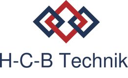 Logo mit ineinander verschlungenen Rauten und der Aufschrift "H-C-B Technik".