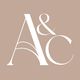Stylish "A&C" logo on a beige background with elegant font.