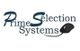 Logo mit Text "Prime Selection Systems" und einer Computermaus als Designelement.