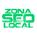 Texto verde que dice "Zona SEO Local" sobre fondo blanco.
