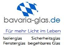 Logo von Bavaria-Glas.de mit Text: "Für mehr Licht im Leben" und Glasprodukte aufgelistet.