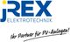 Logo von jRex Elektrotechnik mit dem Slogan "Ihr Partner für PV-Anlagen!".