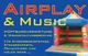 Banner: "AIRPLAY & MUSIC" mit Hüpfburg und Veranstaltungsservice für Partys und Feiern.