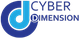 Blue and black "Cyber Dimension" logo with concentric circles.