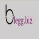 Logo with text "blegg.biz" in purple on a light gray background.