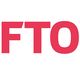 Bogstaverne "FTO" i rød farve på hvid baggrund.