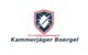 Logo eines Schädlingsbekämpfers mit Wanze im Schild und Text "Kammerjäger Boergel".