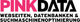 Logo mit Text "PINKDATA Webseiten, Datenbanken & Suchmaschinenoptimierung".