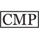 Logo mit den Buchstaben "CMP" in schwarzem Rahmen auf weißem Hintergrund.