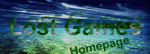 Text "Lost Games Homepage" vor einem Unterwasserbild.