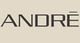 Der Name "ANDRĒ" in Großbuchstaben auf beigem Hintergrund.