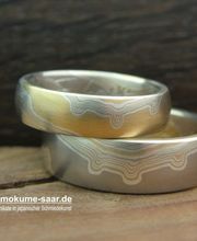 Mokume Gane Trauringe Unikate