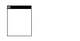 Schwarz-weißes Fenster-Layout mit Menü-Icon oben links.