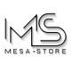 Logo mit den Buchstaben MS und darunter Text "MESA-STORE" in moderner Schrift auf weißem Hintergrund.