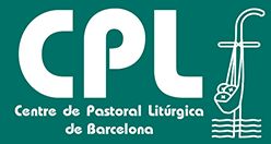 Logotipo del Centro de Pastoral Litúrgica de Barcelona, con letras "CPL" y un báculo pastoral.