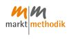 Logo mit Schriftzug "markt | methodik" in Orange und Grau.