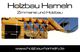 Holzbau Hameln Logo mit Holzkonstruktion und Website: www.holzbau-hameln.de.