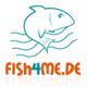 Eine stilisierte Fischzeichnung über dem Schriftzug "FISH4ME.DE".