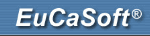 Blaues Logo mit weißem Schriftzug "EuCaSoft®".