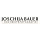 Logo mit Text "Joschija Bauer Hochzeitsfotografie" in schwarzer Schrift auf weißem Hintergrund.