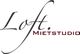 Logo mit dem Text "Loft Mietstudio" in eleganter Schriftart.