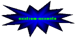 Blauer Stern mit grünem Text "extrem-akzente".