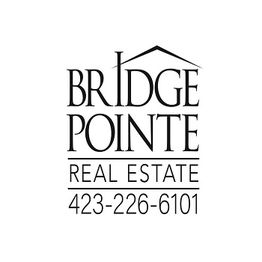 Logo of Bridge Pointe Real Estate with phone number 423-226-6101.