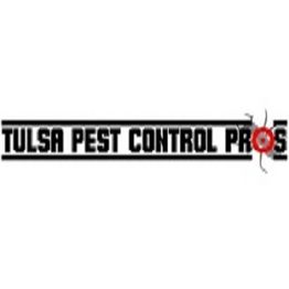 Logo of Tulsa Pest Control Pros with a target symbol on the right.