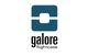 Logo mit dunkelblauem Symbol und darunter der Schriftzug "galore flightcase".