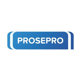 Blaues Logo mit weißem Schriftzug "PROSEPRO".