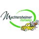 Logo von "Mechtersheimer Hofladen" mit einem gelben Auto und Gemüse hinten drauf.