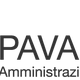 Logo con casa blu e scritta "Pavanello Amministrazioni Condominiali".
