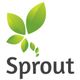 Green leaf logo with the word "Sprout" below.