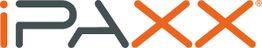 Logo mit grauen und orangefarbenen Buchstaben: "iPAXX".