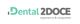 Logo de "Dental 2DOCE", con lema "experiencia & vanguardia", en letras verdes y grises.