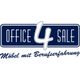 Logo mit Text: "Office 4 Sale" und "Möbel mit Berufserfahrung".