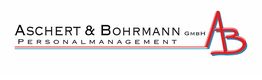 Logo von Aschert & Bohrmann GmbH Personalmanagement mit einem stilisierten roten AB.