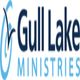 Logo of Gull Lake Ministries with a stylized wave design.