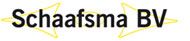 Tekstlogo met de woorden "Schaafsma BV" en een ster eromheen.