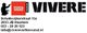 Vivere Verf en Wand logo met adres, telefoonnummer en e-mail: Haarlem, Nederland.