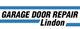 "Garage Door Repair Lindon" text with blue accents.