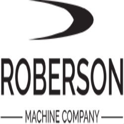 Roberson Machine Company logo with a curved graphic design above the text.