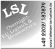 LSL-Logo mit Text: "Overnight EU Logistik & Messeservice." Telefonnummer und Website auf Deutsch.
